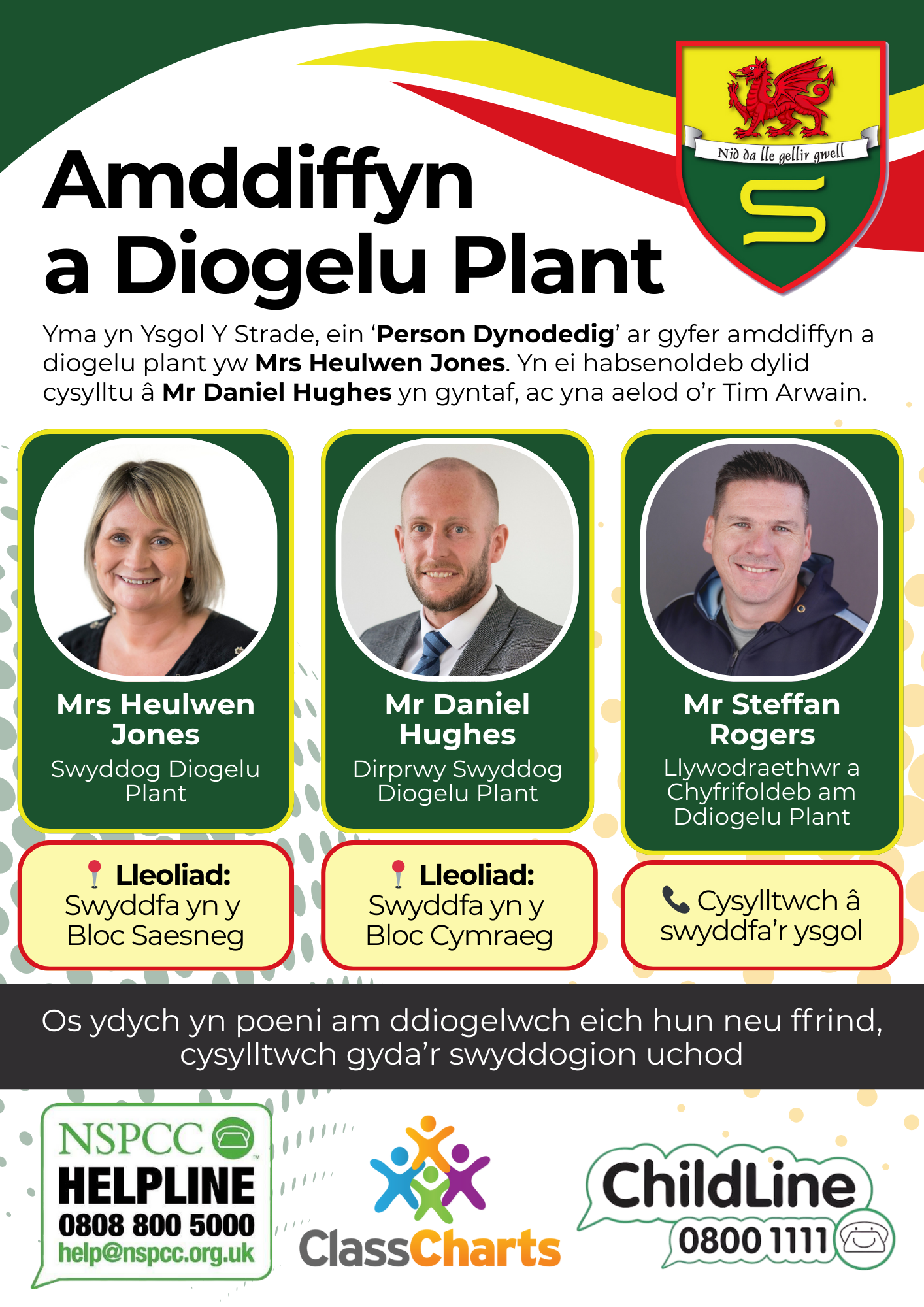 PLANT - Amddiffyn a Diogelu Plant